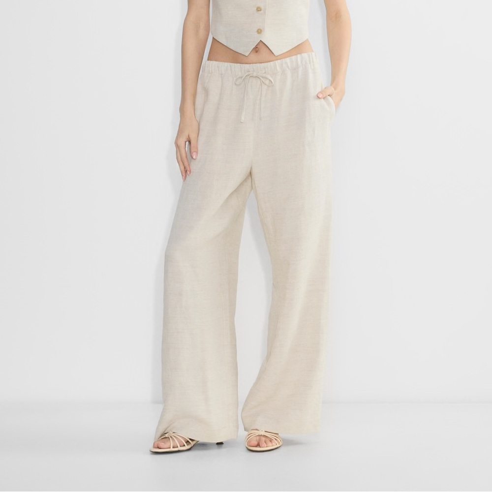 Aritzia Wilfred Lodge Linen Pant